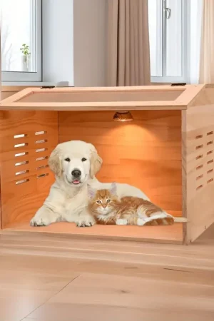 New Small Pet Feeding Box Chick Insulation Box Hamster Box Climbing Pet Villa - for Pet Mice Rutin Chickens Reptiles Hedgehogs