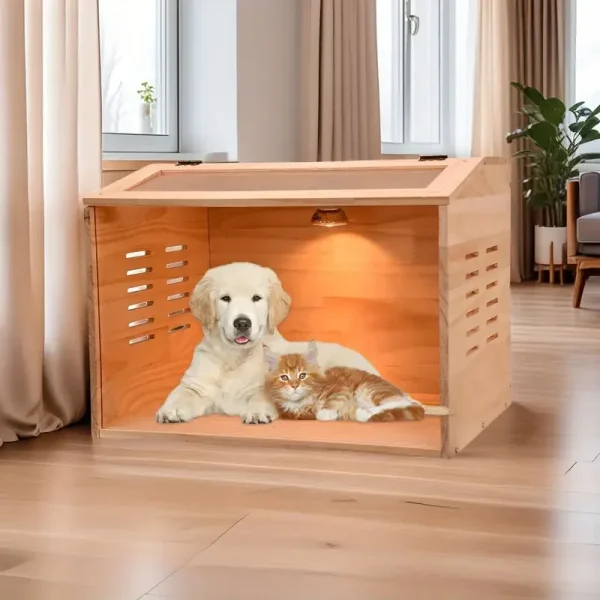 New Small Pet Feeding Box Chick Insulation Box Hamster Box Climbing Pet Villa - for Pet Mice Rutin Chickens Reptiles Hedgehogs