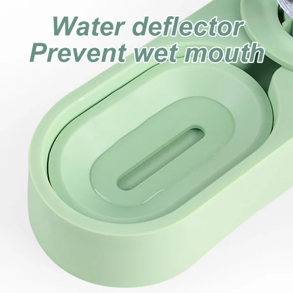 Pet Rabbit Chinchilla Guinea Pig Food Bowl Auto Feeder All-in-One Splice Food Bowl Drinking Fountain Raised Standing Dish Bowl - Image 4