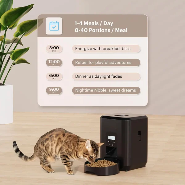 Smart Pet Feeder Automatic Cat Feeder Dog Slow Food Machine With Timed Quantitative Automatic Cat Food Dispenser Cat Dog Bowl - Image 4