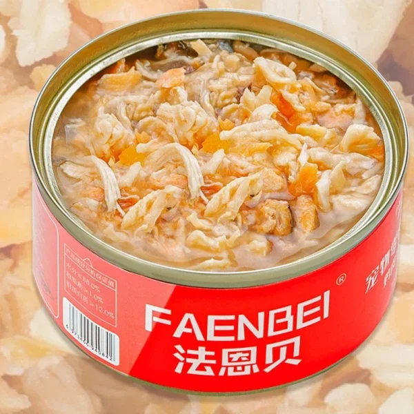 Canned cat white meat snack can cat snacks cat staple food young cat fat 170g cat wet food - Image 4